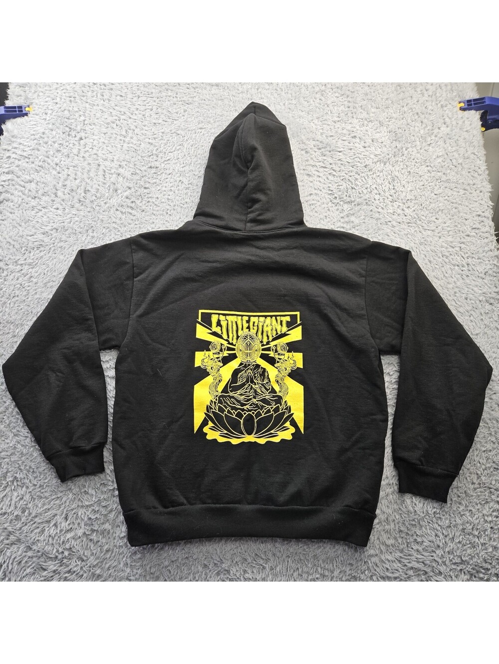 LITTLE GIANT Hoodie Large Los Angeles Apparel 14 OZ Heavy Fleece NWOT